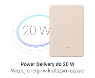 Silver Monkey Powerbank Smart 5000 mAh MagSafe UltraSlim 3w1 Pustynny - 1361043 - zdjęcie 7